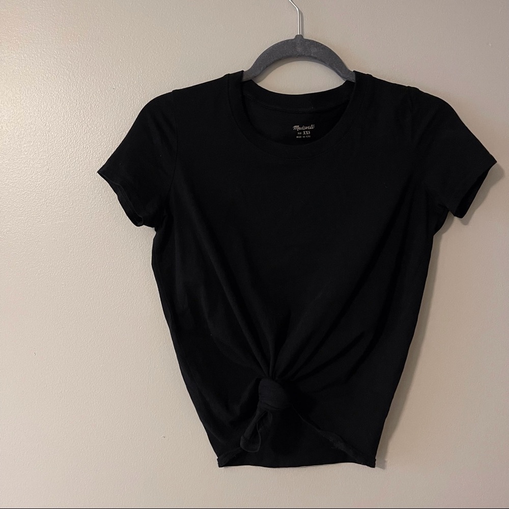 Knit Front Tee